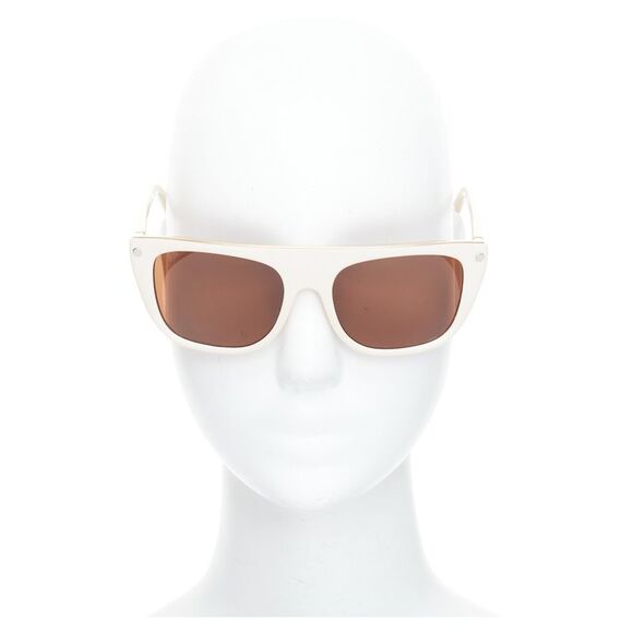 Givenchy SGV883 acetate gold top logo sunglasses